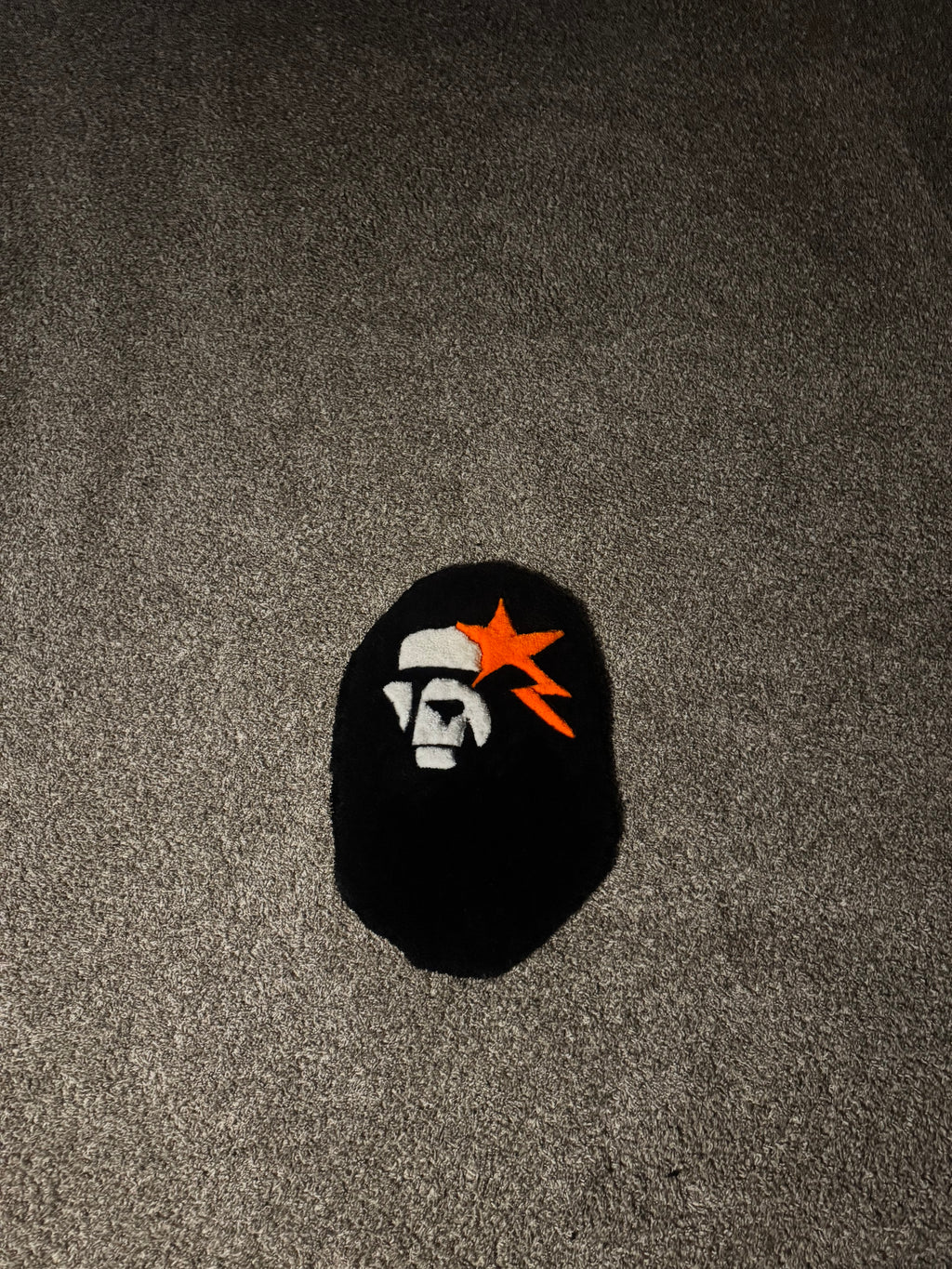 Orange Star Bape Rug